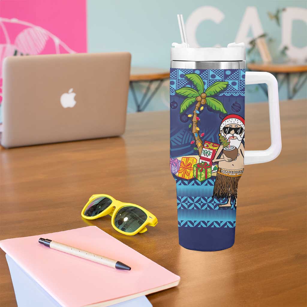 The Funny Santa Wears Sulu Christmas Fijian Christmas Palm Tree Custom Stanley Cup 40 oz 30 oz Tumbler With HandleTVC2301345 - Image 5