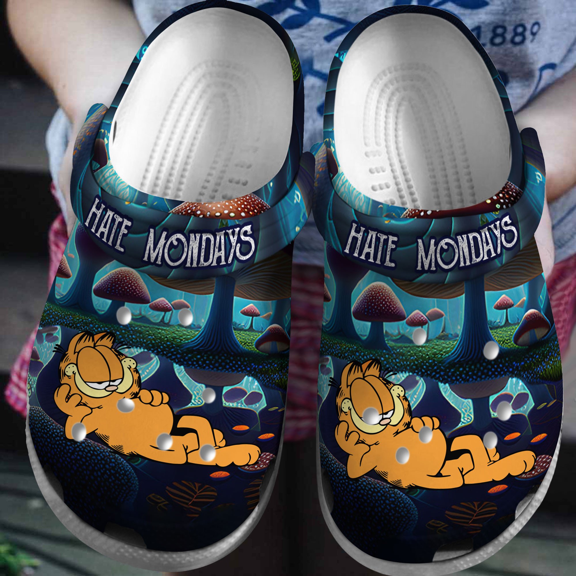 The Garfield Movie Crocs Crocband Clogs Shoes Comfortable For Men Women and Kids