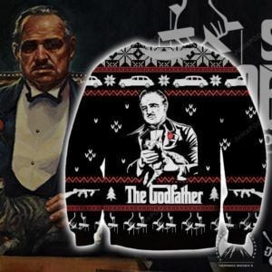 The Godfather Ugly Christmas Sweater Adult 3D Funny Matching for family