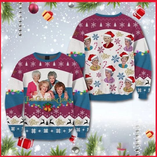 The Golden Girl Love Movie Christmas Unisex Woolen Sweater - Image 2