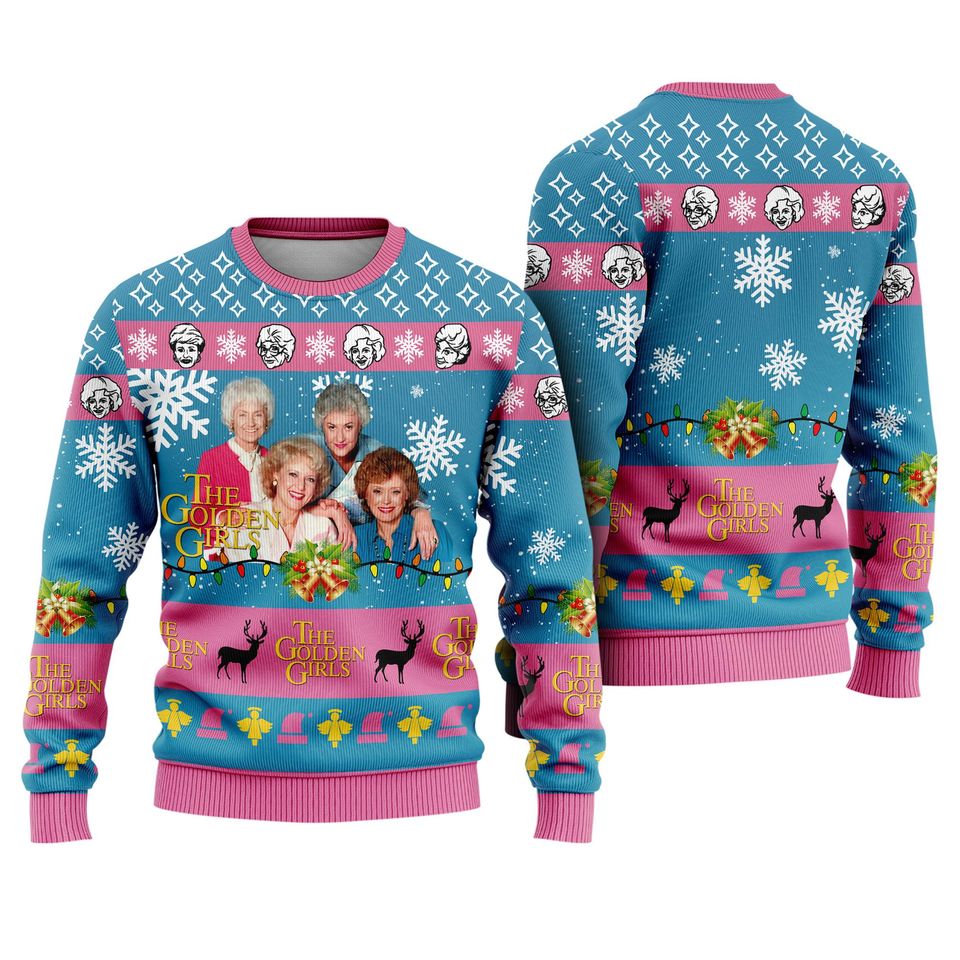 The Golden Girl Thank You For Being A Friend Christmas Unisex Woolen Sweater