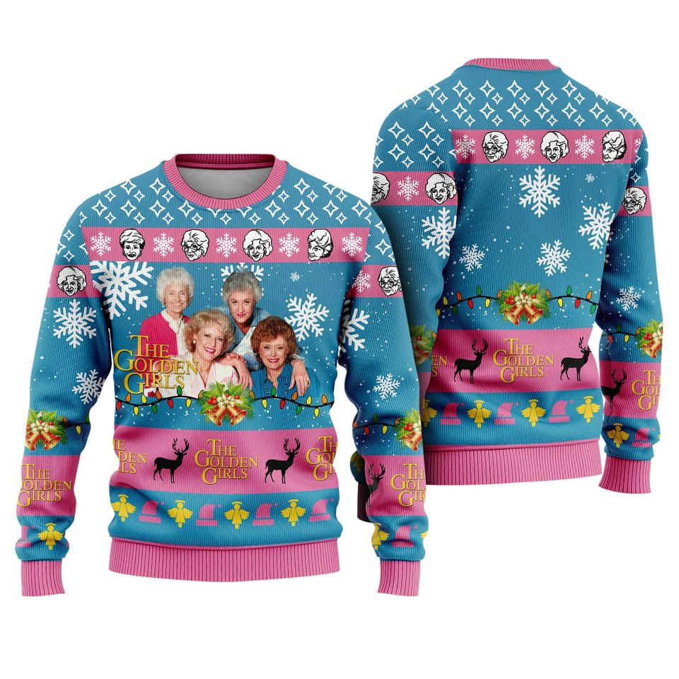 The Golden Girl Thank You For Being A Friend Christmas Woolen Sweater