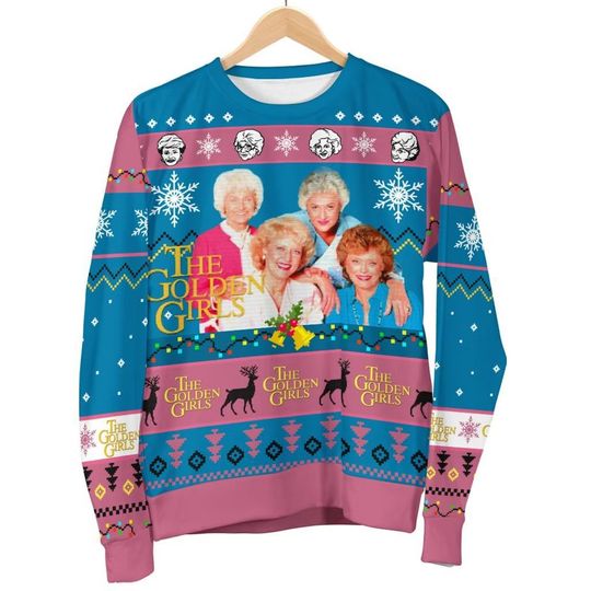 The Golden Girls Christmas Ugly 3D Sweater - Image 3