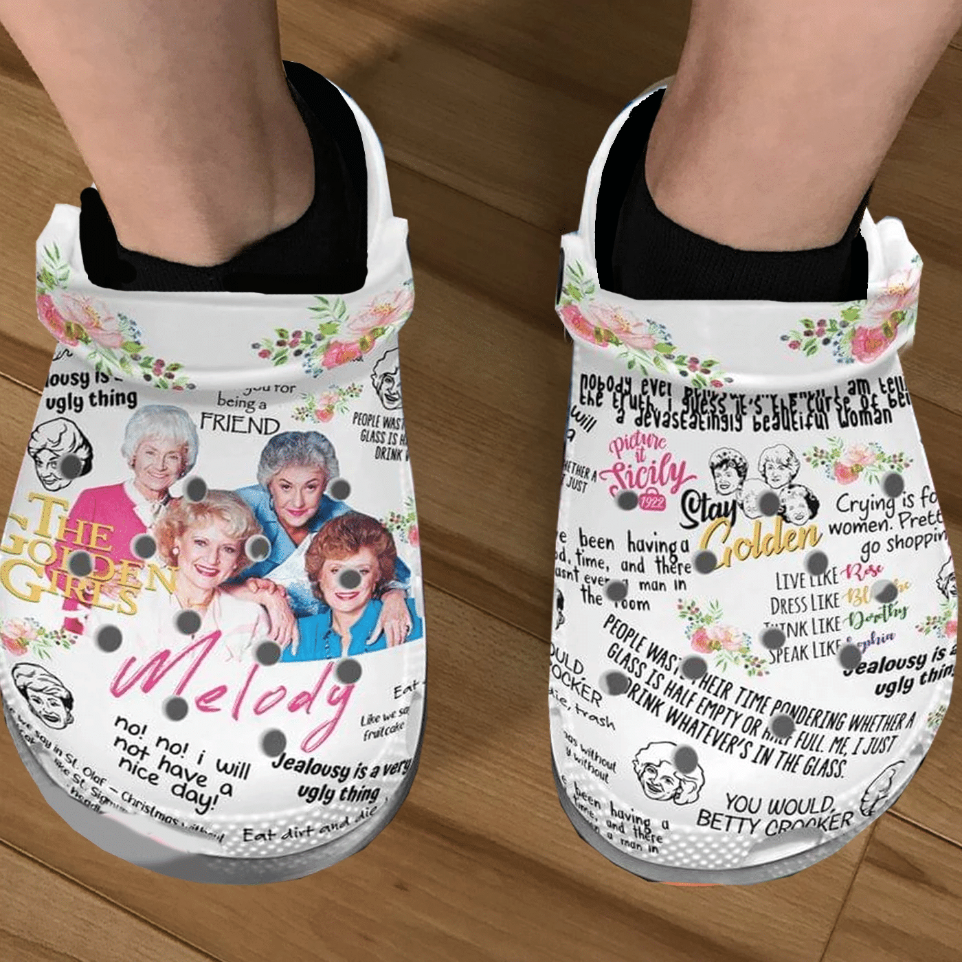 The Golden Girls Crocs Clog Shoes