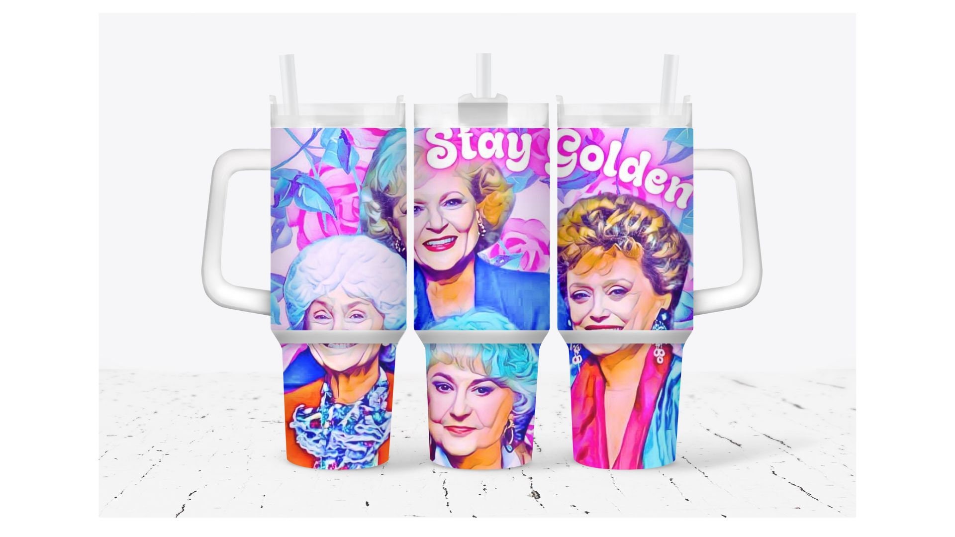 The Golden Girls TV Series Custom Stanley Cup 40 oz 30 oz Tumbler With HandleTVC2301928