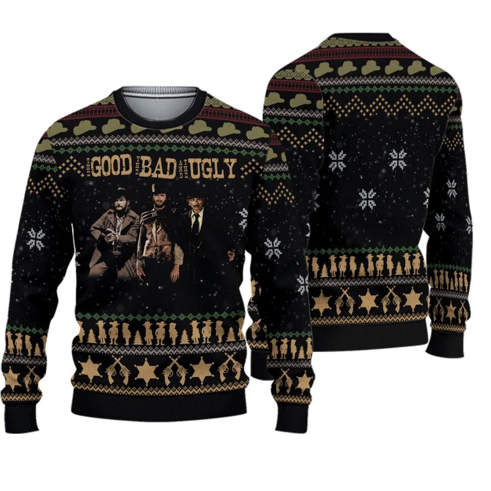 The Good The Bad And The Ugly Christmas Sweater