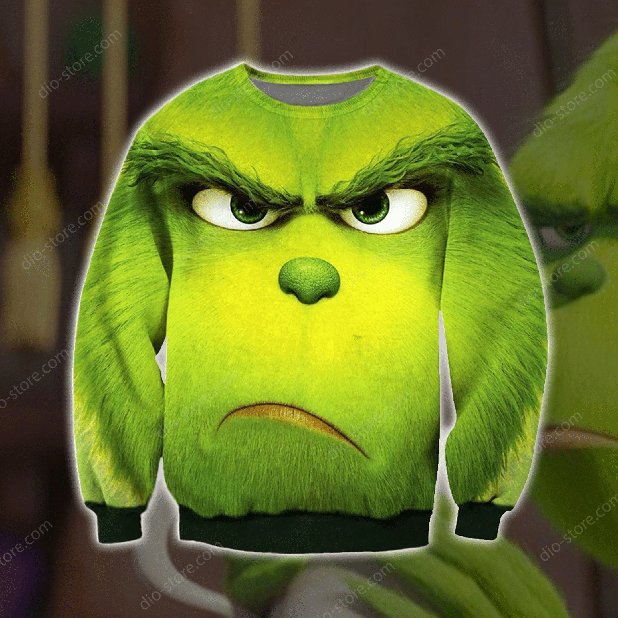 The Grinch 3D Print Ugly Christmas Sweater Adult 3D Funny Matching for family