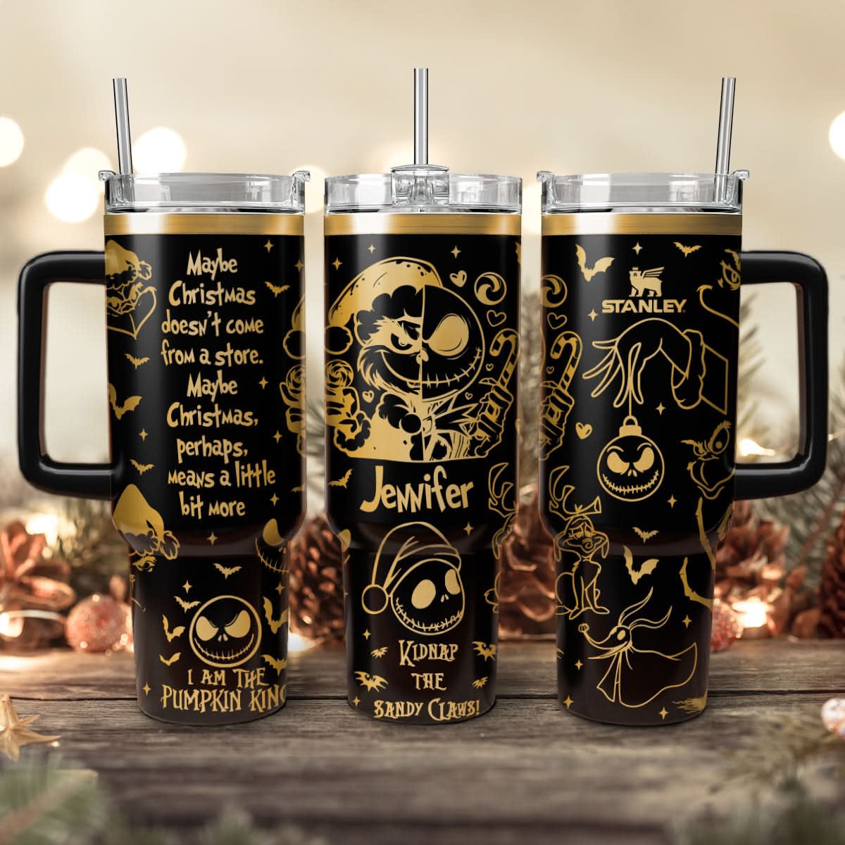 The Grinch And Friend Movies Christmas Custom Stanley Cup 40 oz 30 oz Tumbler With HandleTVC2301443