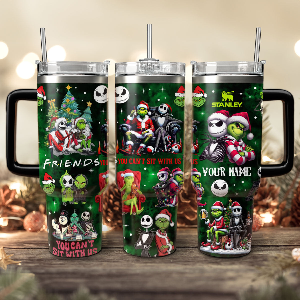 The Grinch And Friends Movies Christmas Custom Stanley Cup 40 oz 30 oz Tumbler With HandleTVC2301431
