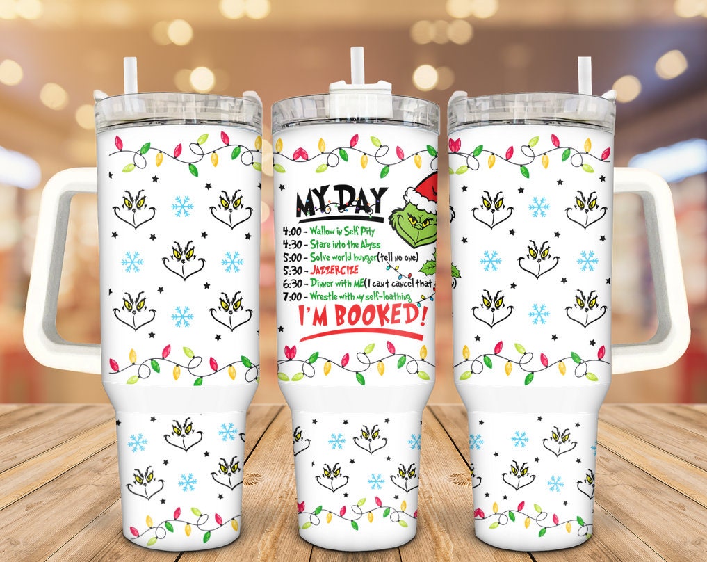 The Grinch Christmas Movies Custom Stanley Cup 40 oz 30 oz Tumbler With HandleTVC2301938