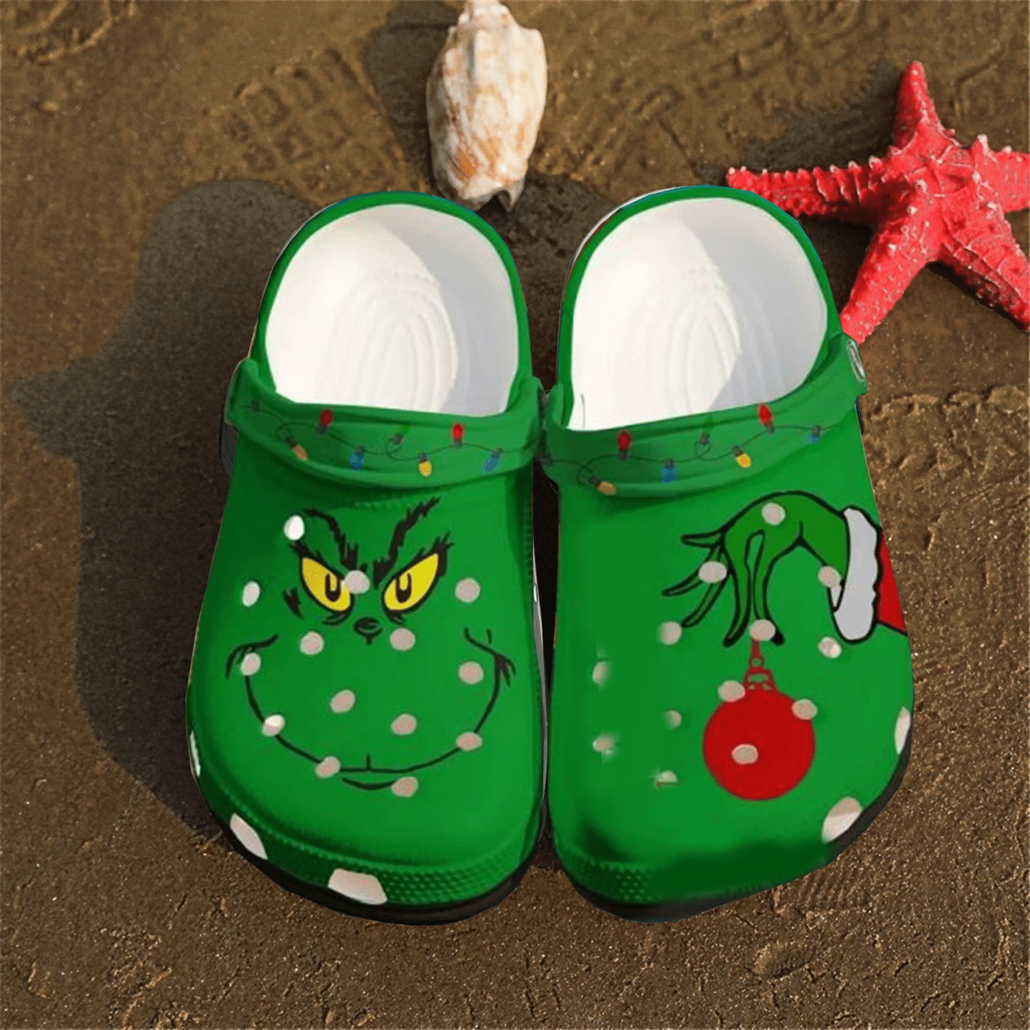 The Grinch Crocs Clog Shoes