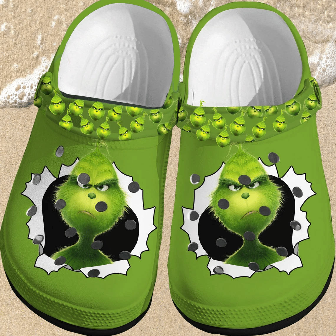 The Grinch Crocs Clog Shoes