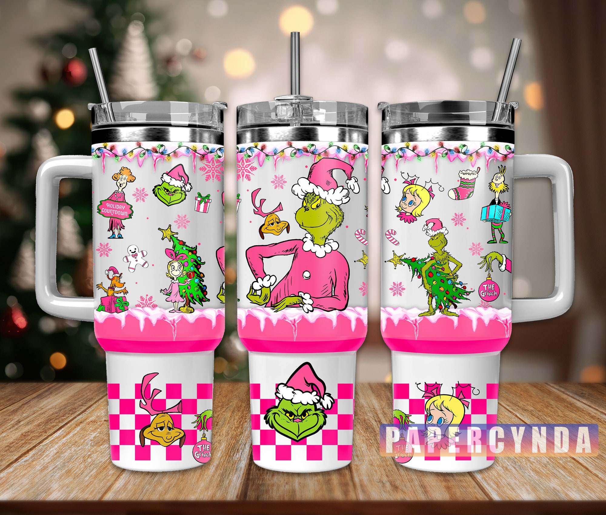 The Grinch Custom Stanley Cup 40 oz 30 oz Tumbler With HandleTVC2301845