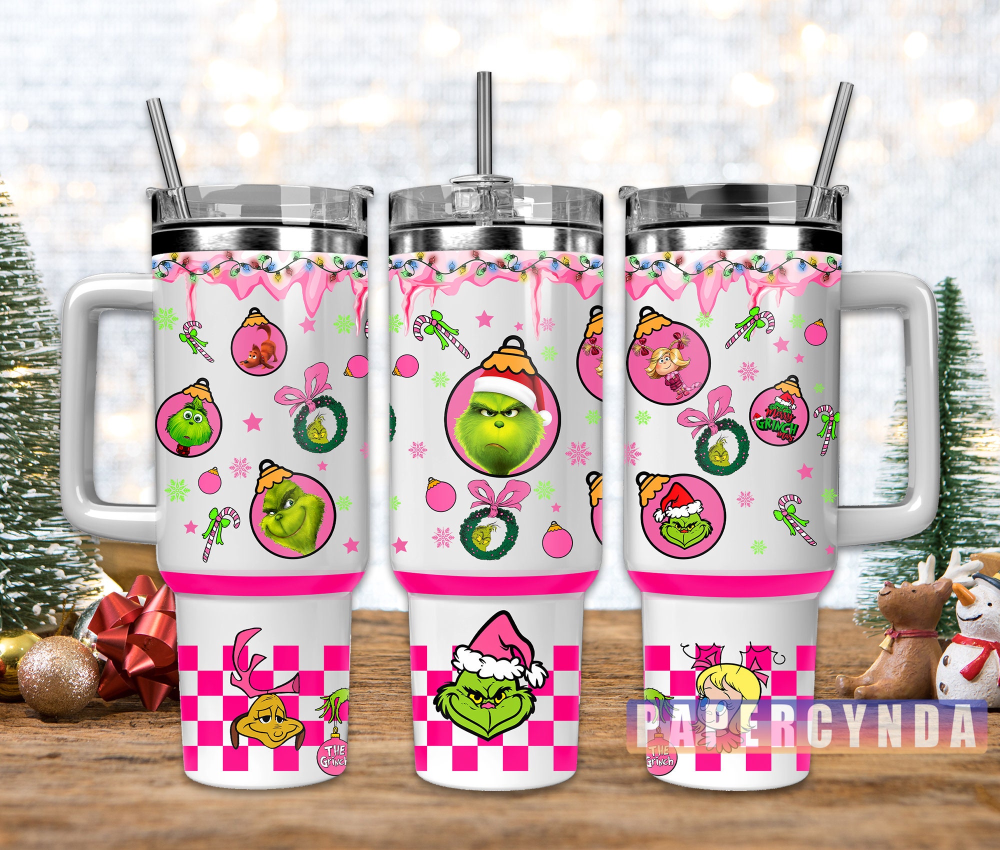 The Grinch Custom Stanley Cup 40 oz 30 oz Tumbler With HandleTVC2301845