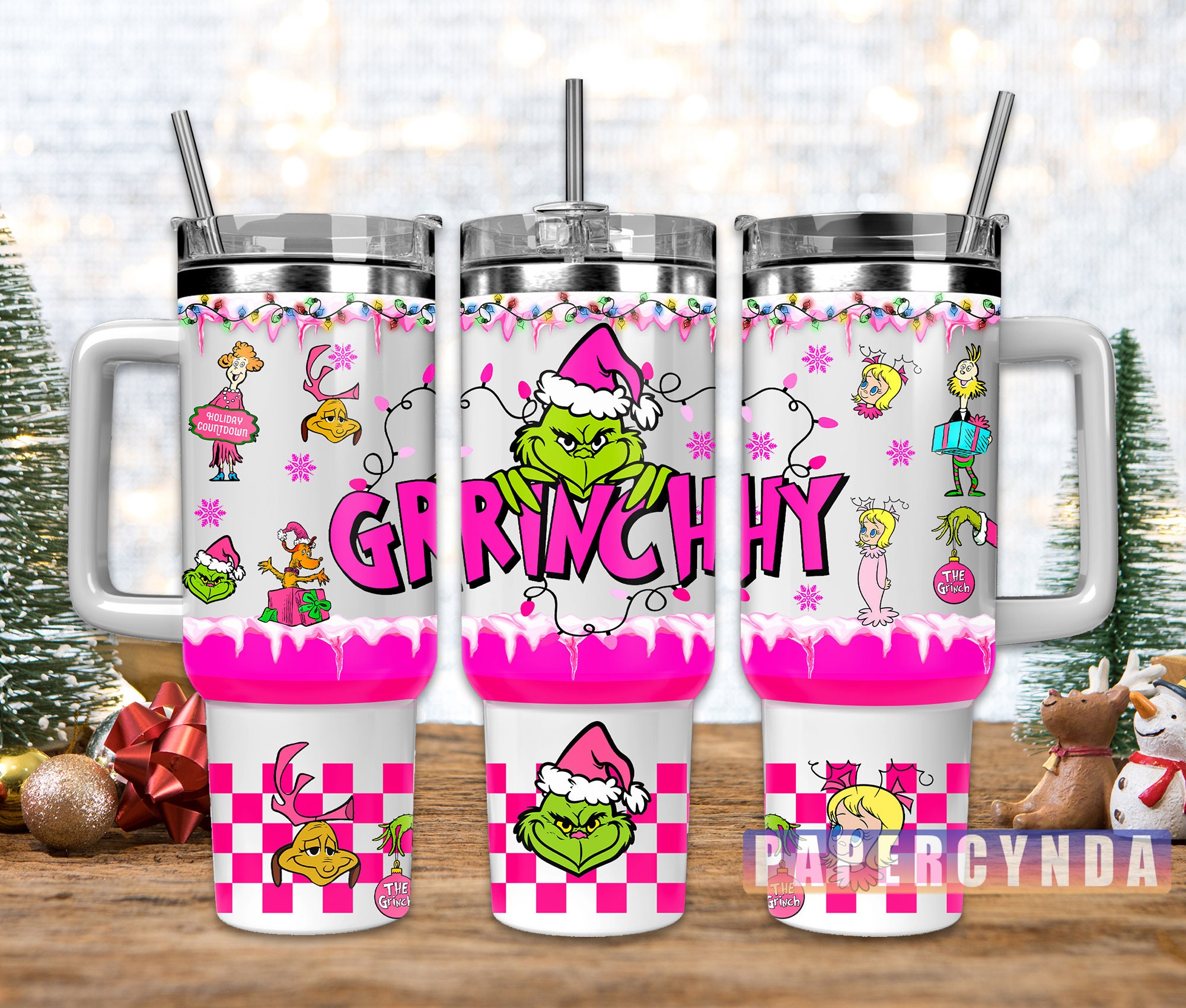 The Grinch Custom Stanley Cup 40 oz 30 oz Tumbler With HandleTVC2301845