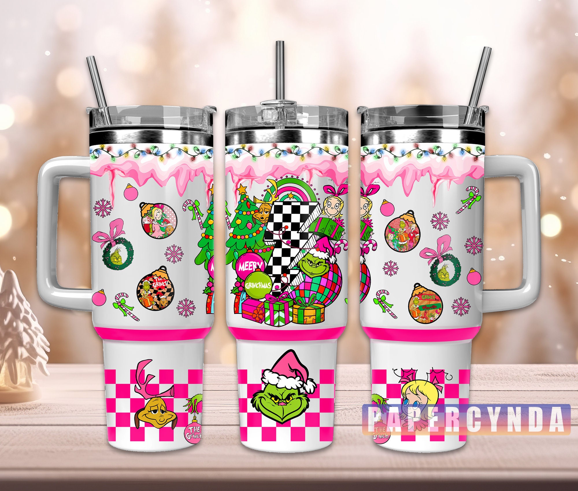 The Grinch Custom Stanley Cup 40 oz 30 oz Tumbler With HandleTVC2301845