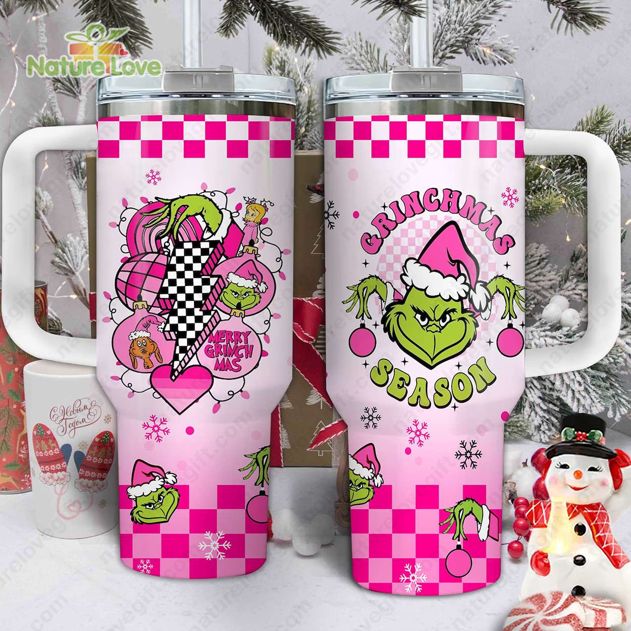 The Grinch Disney Movies Custom Stanley Cup 40 oz 30 oz Tumbler With HandleTVC2301904