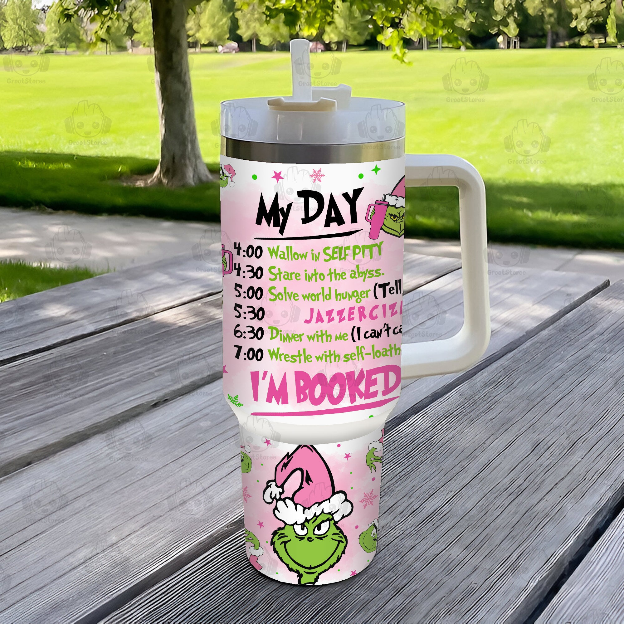 The Grinch Merry Xmas Disney Movies Custom Stanley Cup 40 oz 30 oz Tumbler With HandleTVC2301912 - Image 4