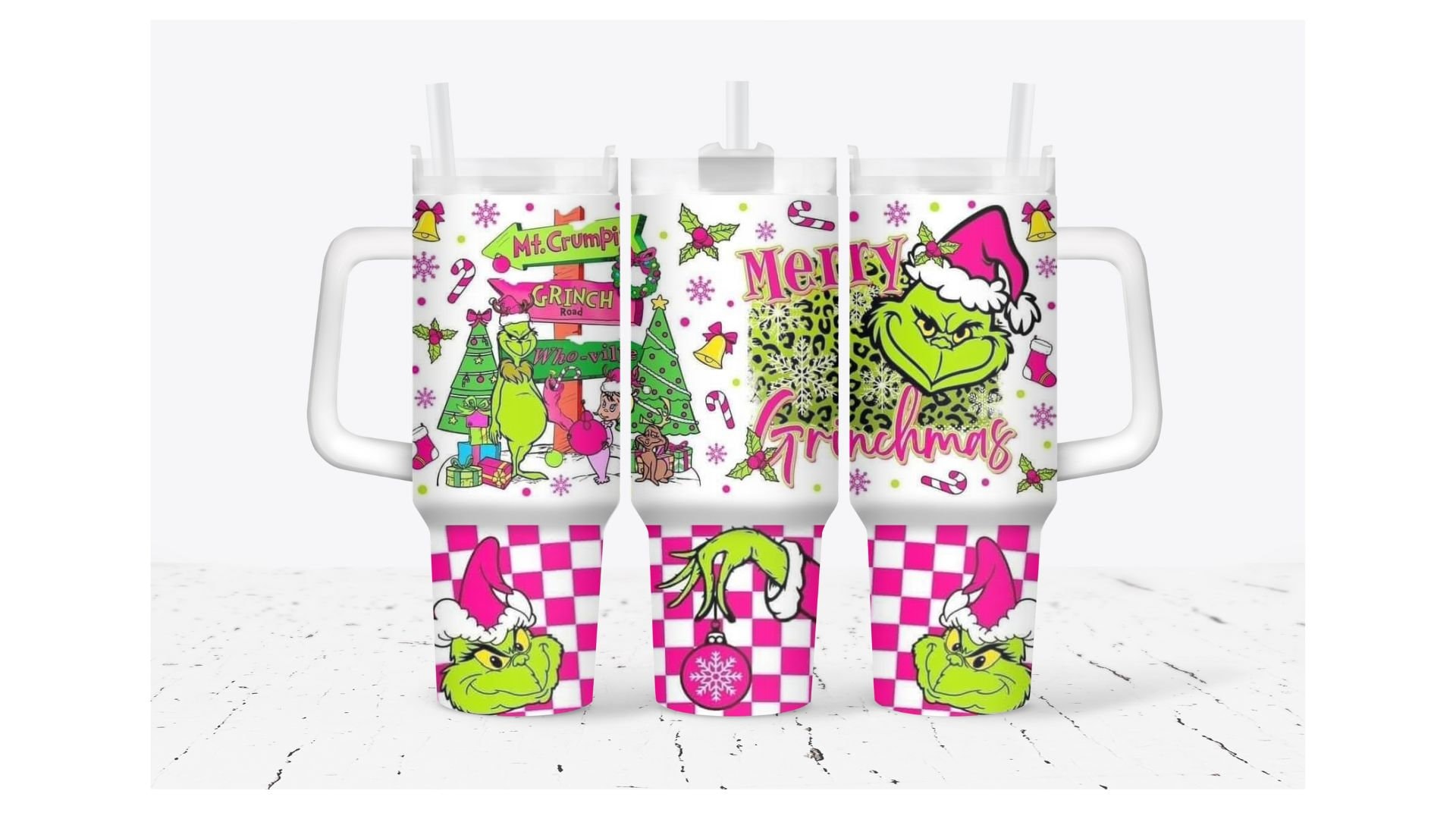 The Grinch Merry Xmas Movies Custom Stanley Cup 40 oz 30 oz Tumbler With HandleTVC2301928