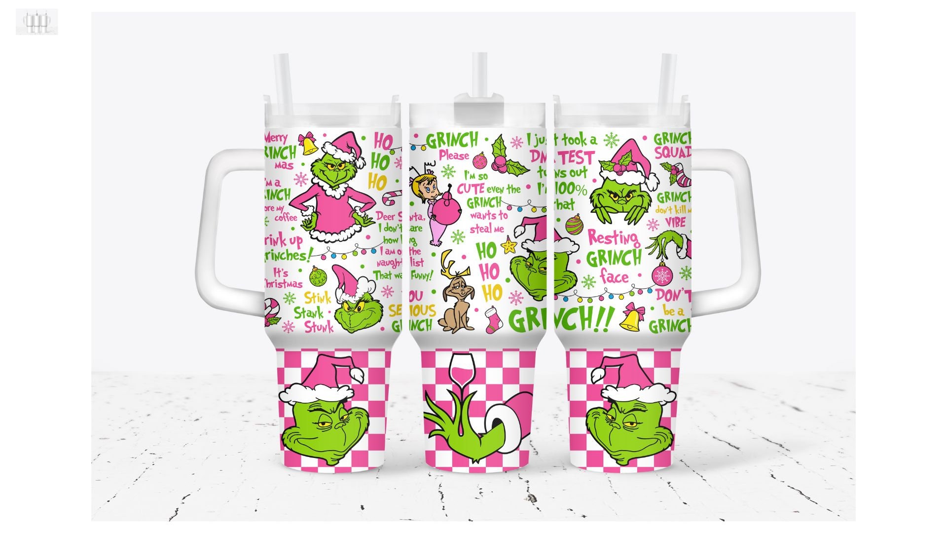 The Grinch Merry Xmas Movies Custom Stanley Cup 40 oz 30 oz Tumbler With HandleTVC2301931