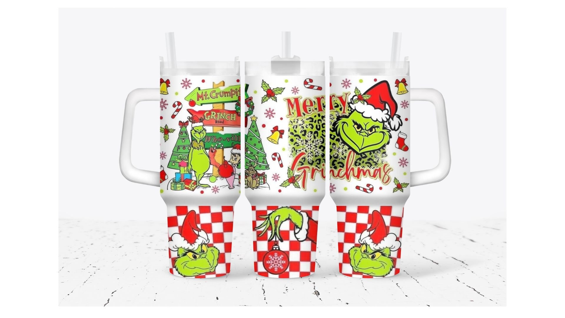 The Grinch Merry Xmas Movies Custom Stanley Cup 40 oz 30 oz Tumbler With HandleTVC2301931
