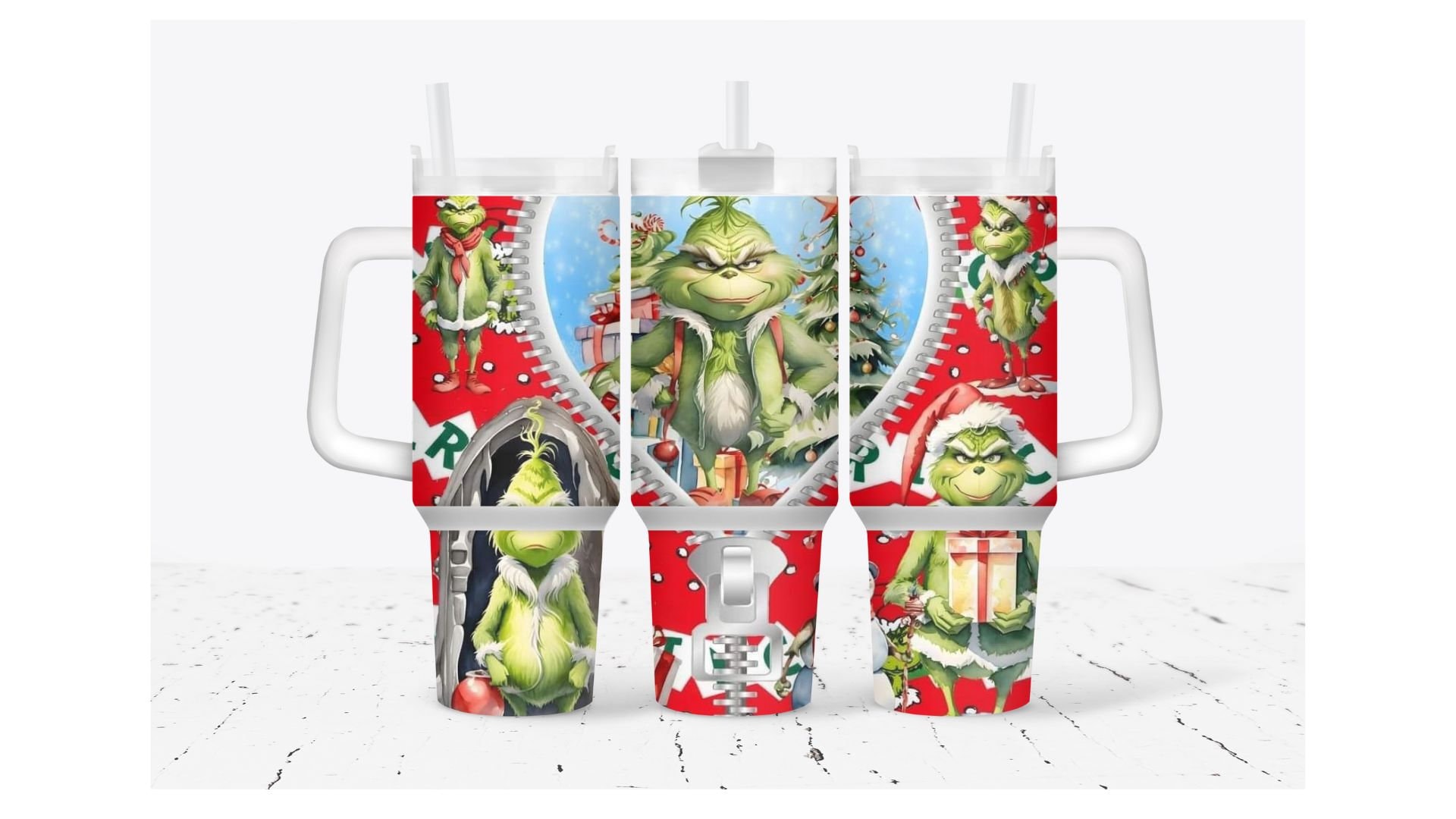 The Grinch Merry Xmas Movies Custom Stanley Cup 40 oz 30 oz Tumbler With HandleTVC2301932