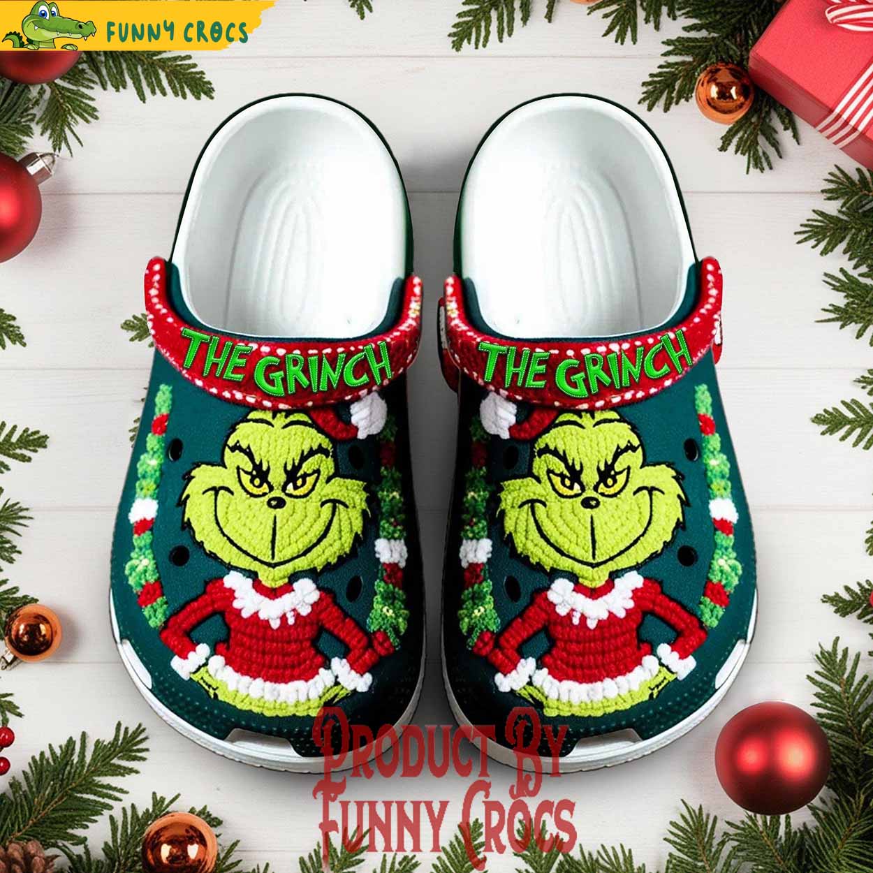 The Grinch Movie Christmas Crocs Crocband Clogs Shoes Comfortable For Men Women and Kids