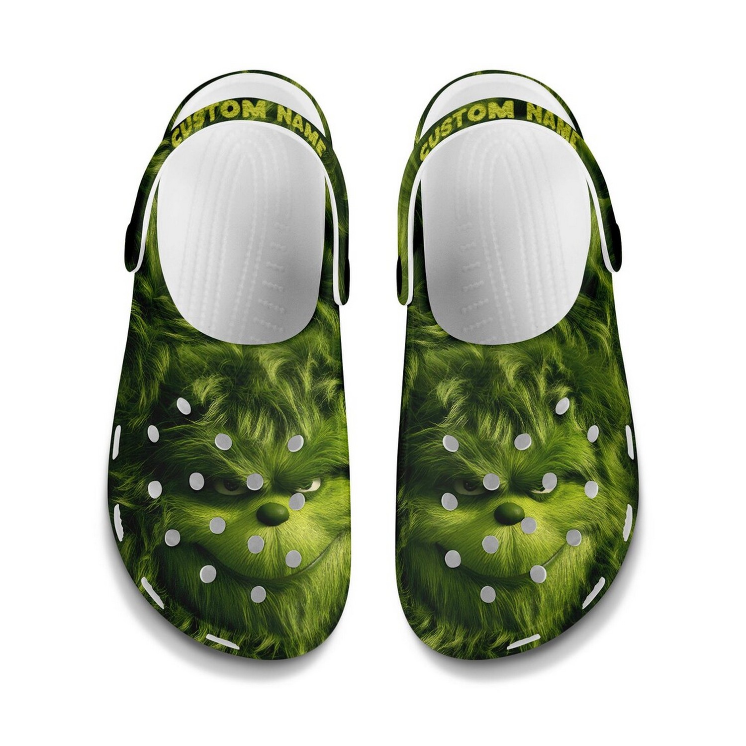 The Grinch Movie Christmas Crocs Crocband Clogs Shoes Comfortable For Men Women and Kids