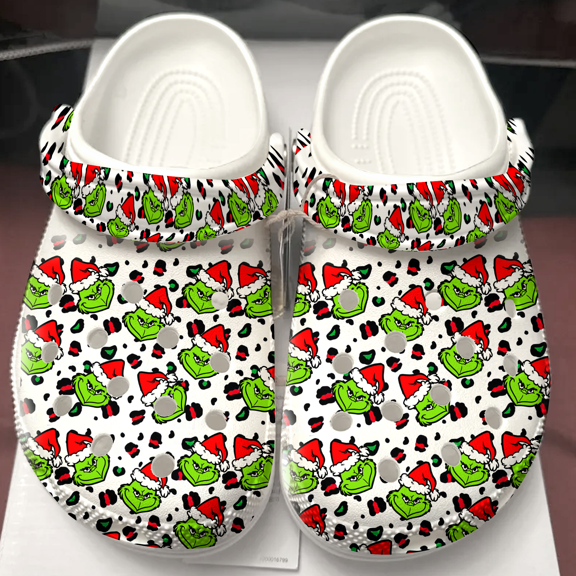 The Grinch Movie Christmas Crocs Crocband Clogs Shoes Comfortable For Men Women and Kids