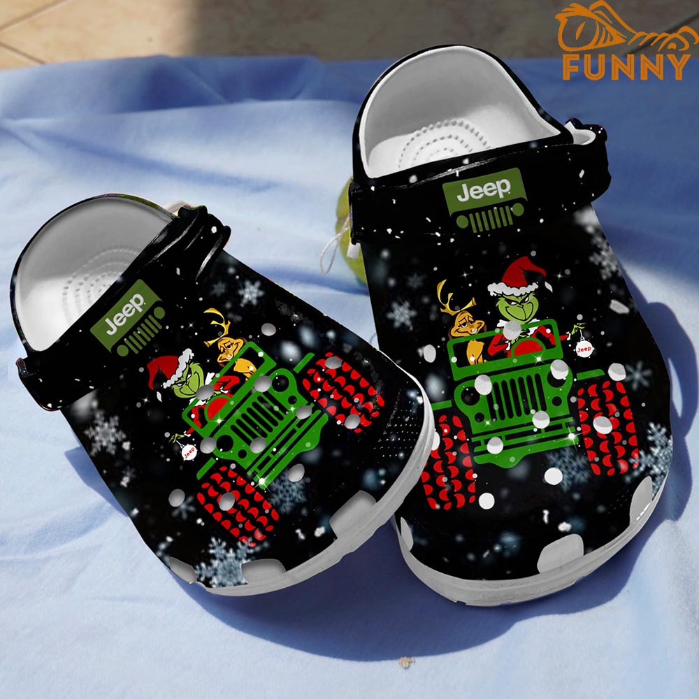 The Grinch Movie Christmas Crocs Crocband Clogs Shoes Comfortable For Men Women and Kids