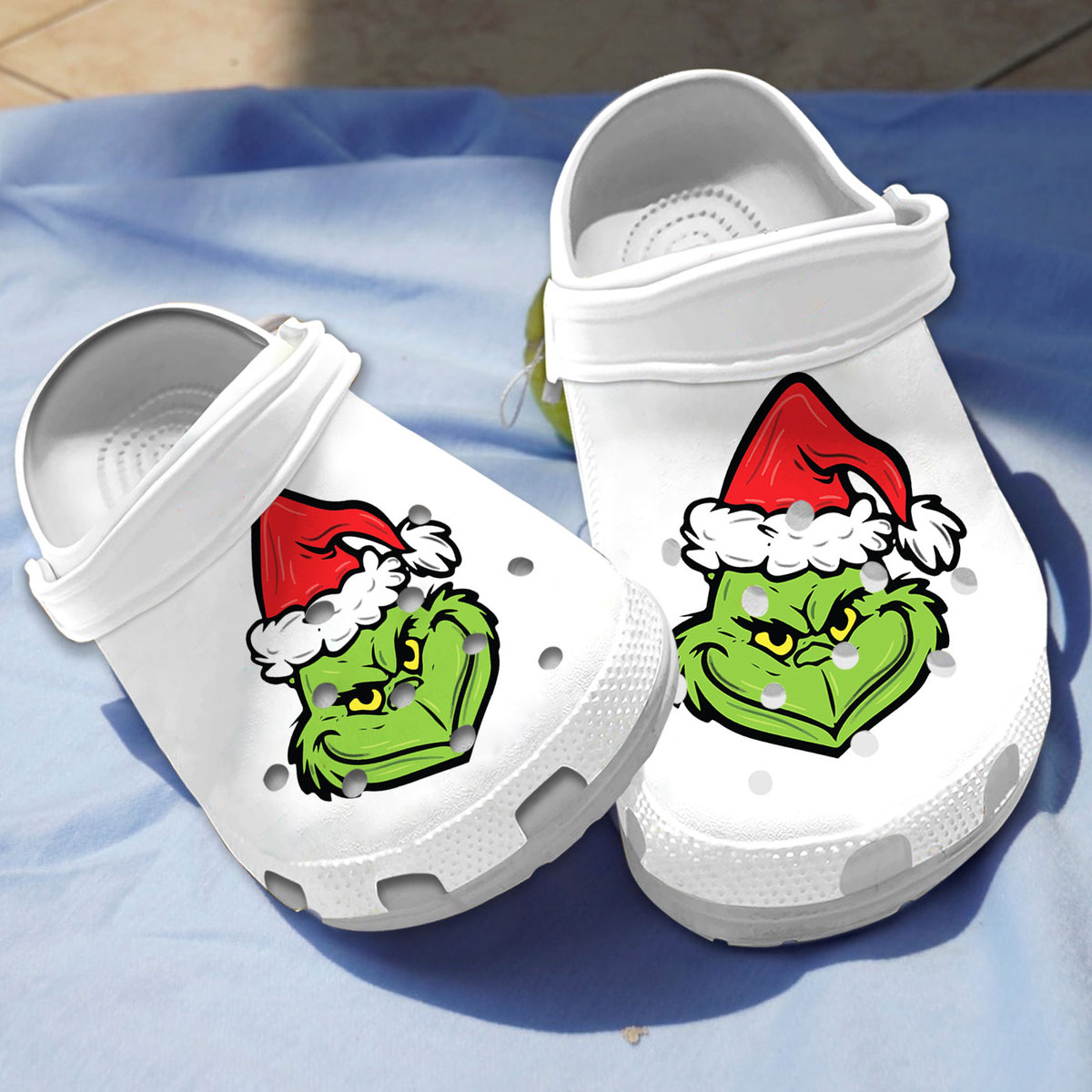 The Grinch Movie Christmas Crocs Crocband Clogs Shoes Comfortable For Men Women and Kids
