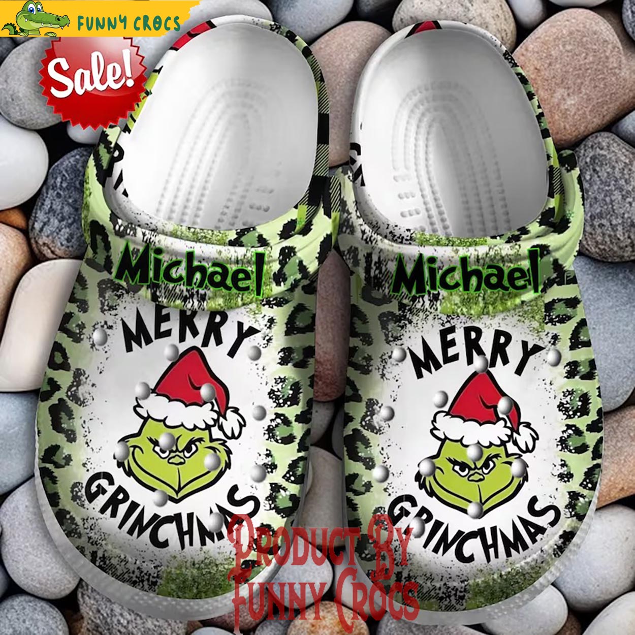 The Grinch Movie Christmas Crocs Crocband Clogs Shoes Comfortable For Men Women and Kids