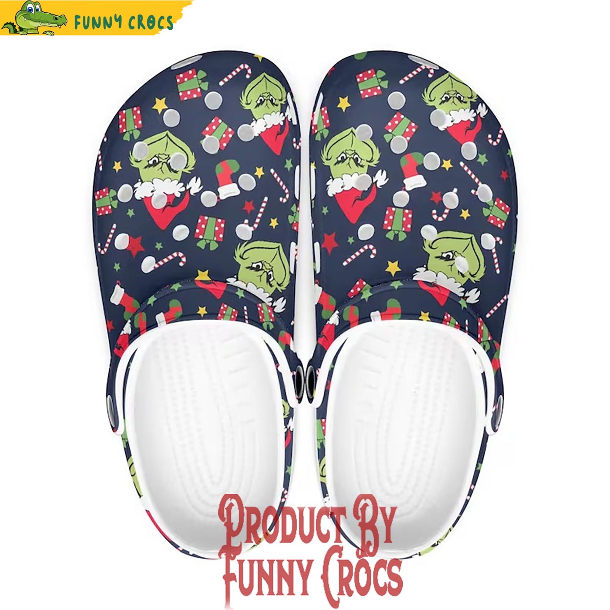 The Grinch Movie Christmas Crocs Crocband Clogs Shoes Comfortable For Men Women and Kids