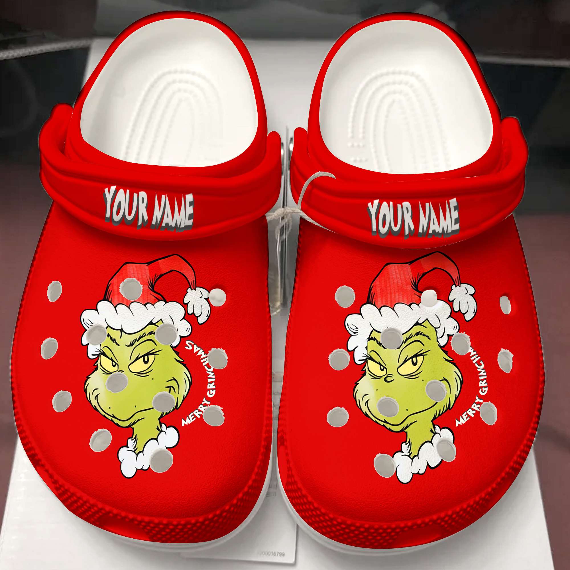The Grinch Movie Christmas Crocs Crocband Clogs Shoes Comfortable For Men Women and Kids