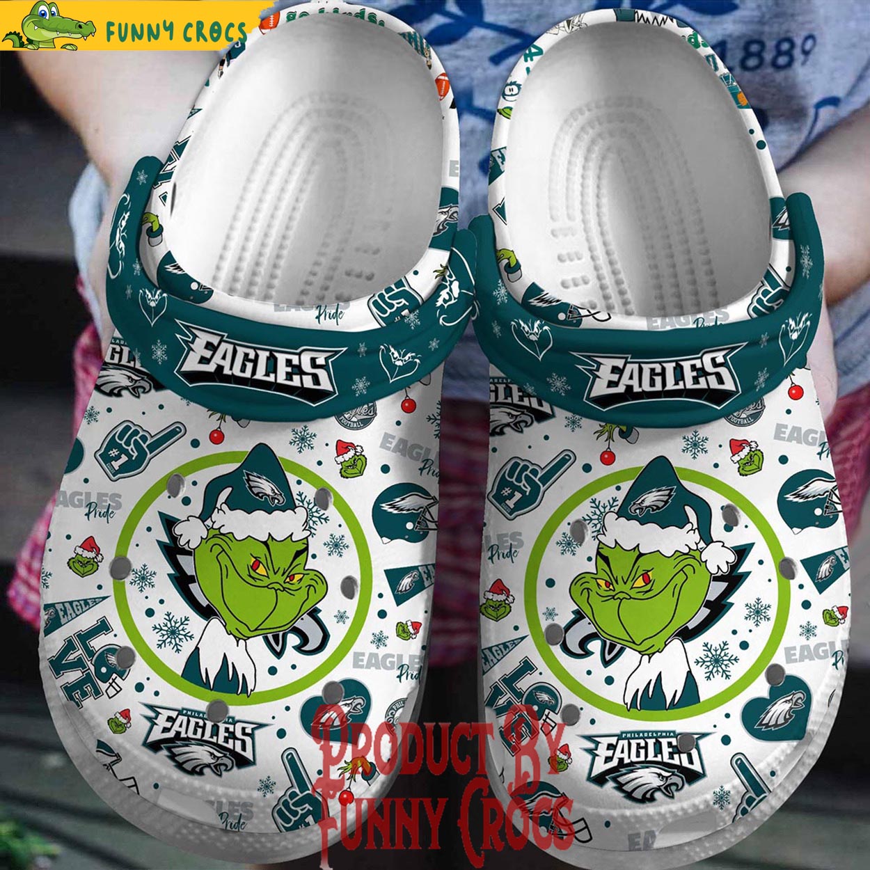 The Grinch Movie Christmas Crocs Crocband Clogs Shoes Comfortable For Men Women and Kids