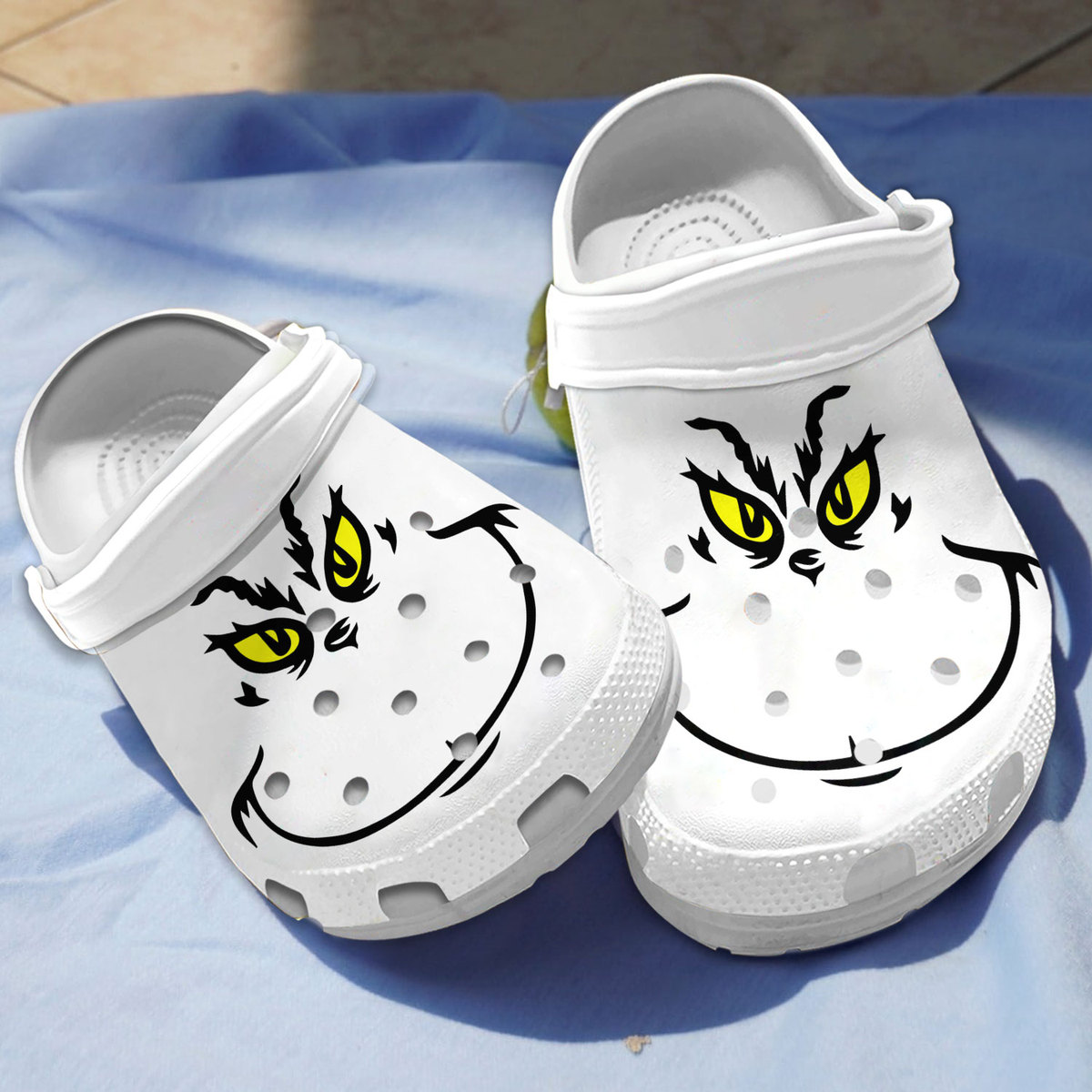 The Grinch Movie Christmas Crocs Crocband Clogs Shoes Comfortable For Men Women and Kids