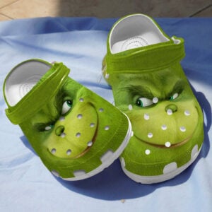 The Grinch Movie Crocs Crocband Clogs Shoes Comfortable For Men Women and Kids