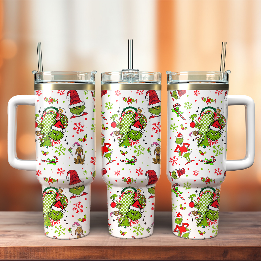 The Grinch Movies Christmas Custom Stanley Cup 40 oz 30 oz Tumbler With HandleTVC2301403