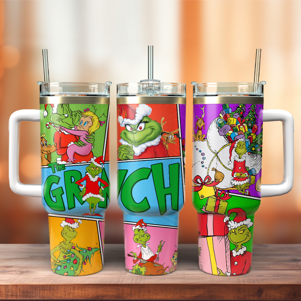 The Grinch Movies Christmas Custom Stanley Cup 40 oz 30 oz Tumbler With HandleTVC2301403