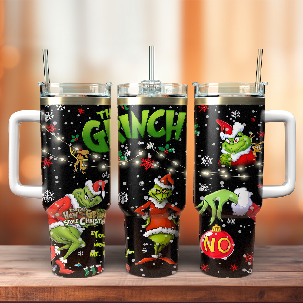 The Grinch Movies Christmas Custom Stanley Cup 40 oz 30 oz Tumbler With HandleTVC2301403