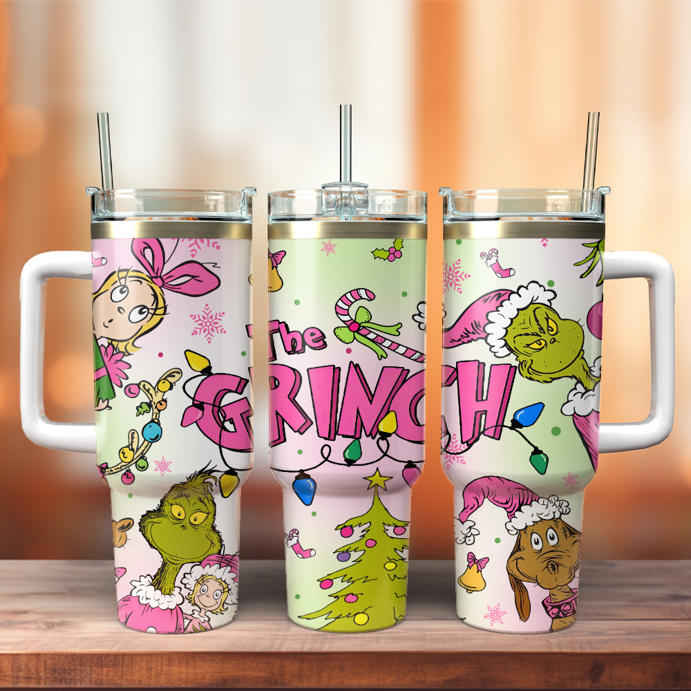 The Grinch Movies Christmas Custom Stanley Cup 40 oz 30 oz Tumbler With HandleTVC2301415