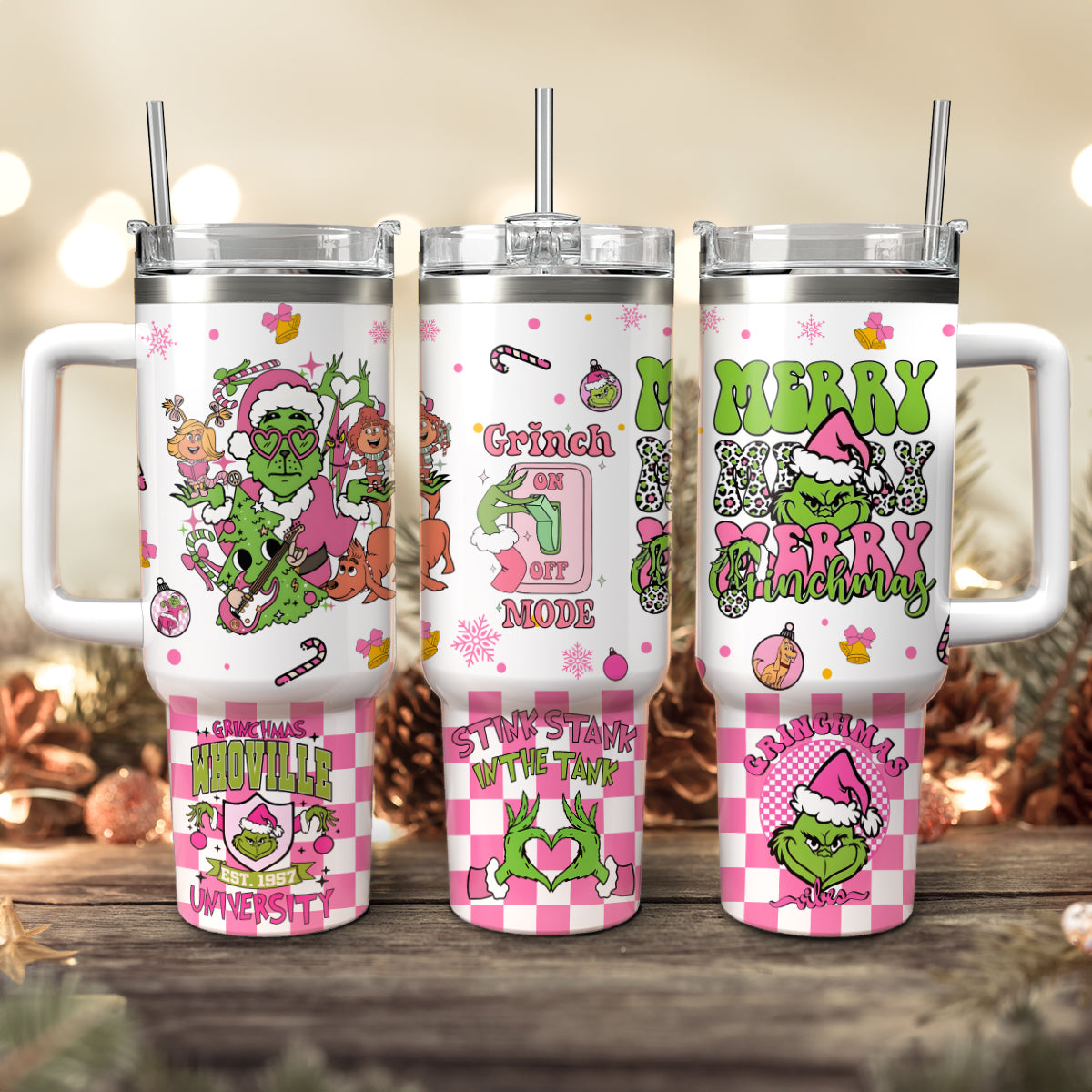 The Grinch Movies Christmas Custom Stanley Cup 40 oz 30 oz Tumbler With HandleTVC2301430