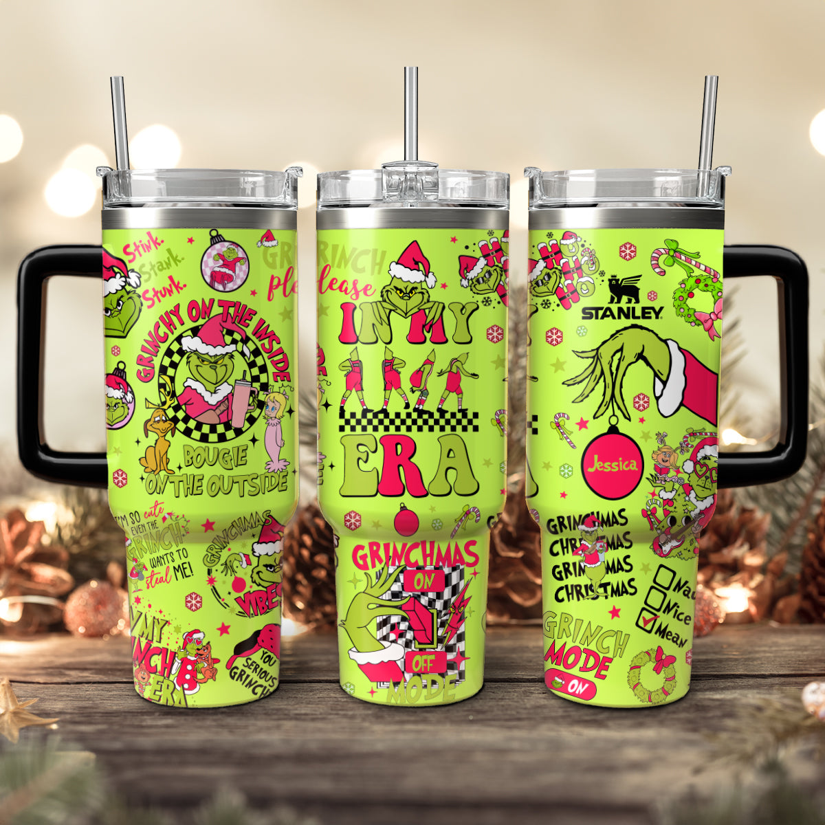 The Grinch Movies Christmas Custom Stanley Cup 40 oz 30 oz Tumbler With HandleTVC2301431