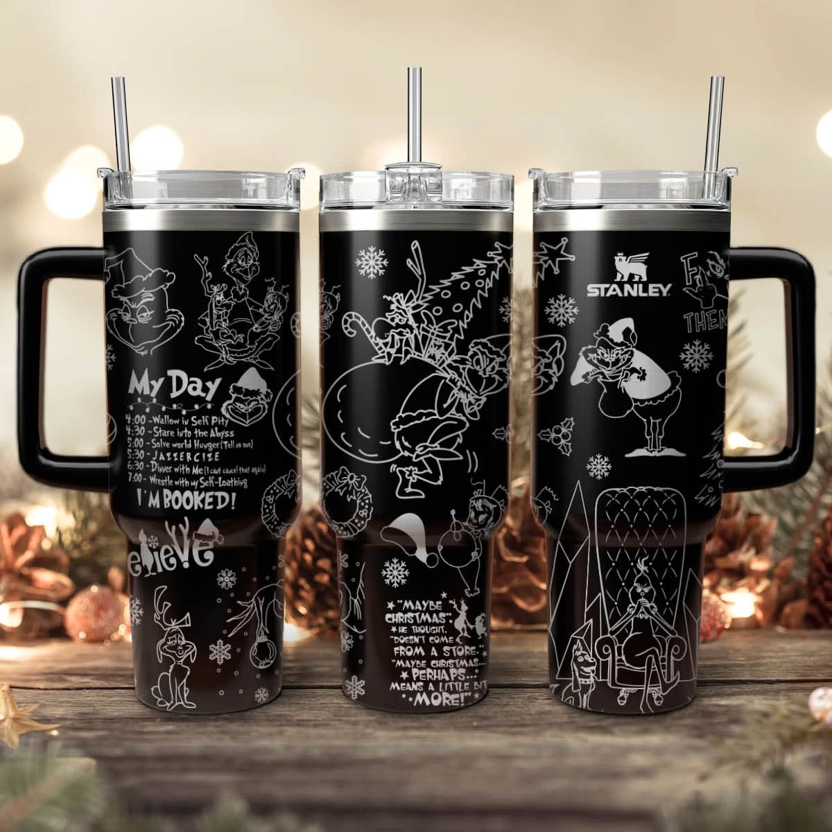The Grinch Movies Christmas Custom Stanley Cup 40 oz 30 oz Tumbler With HandleTVC2301432