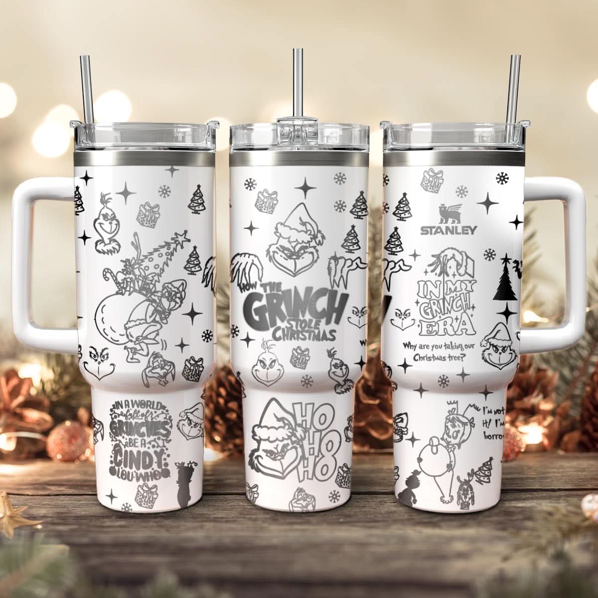 The Grinch Movies Christmas Custom Stanley Cup 40 oz 30 oz Tumbler With HandleTVC2301432