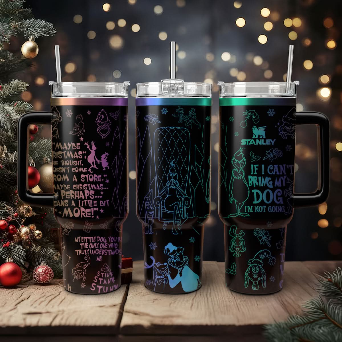 The Grinch Movies Christmas Custom Stanley Cup 40 oz 30 oz Tumbler With HandleTVC2301432