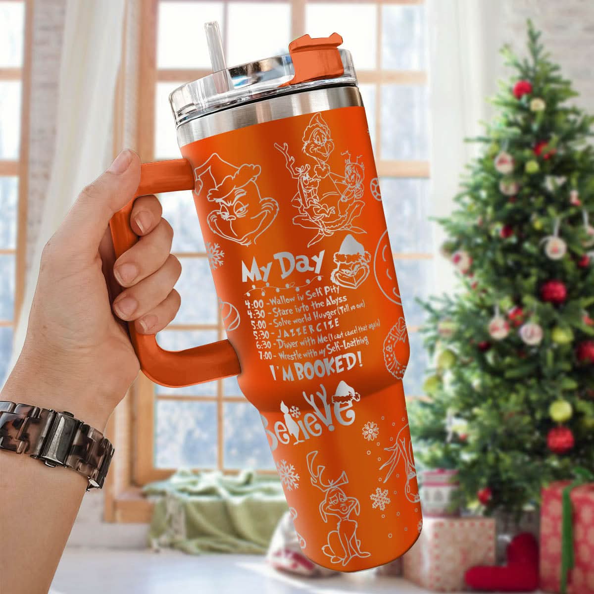 The Grinch Movies Christmas Custom Stanley Cup 40 oz 30 oz Tumbler With HandleTVC2301432