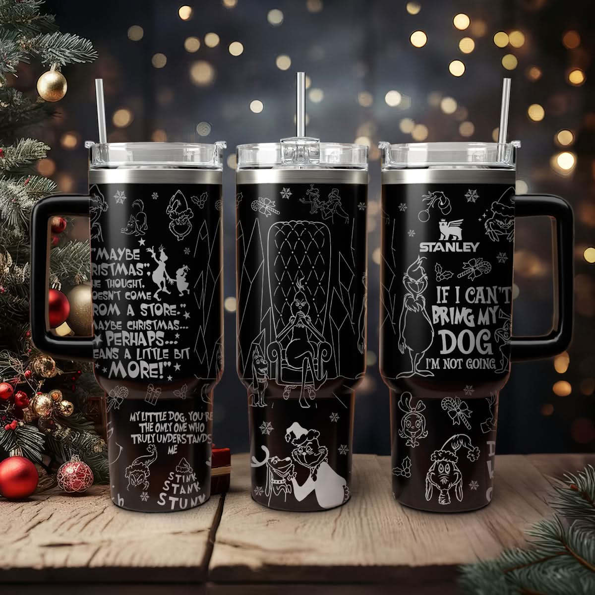 The Grinch Movies Christmas Custom Stanley Cup 40 oz 30 oz Tumbler With HandleTVC2301432