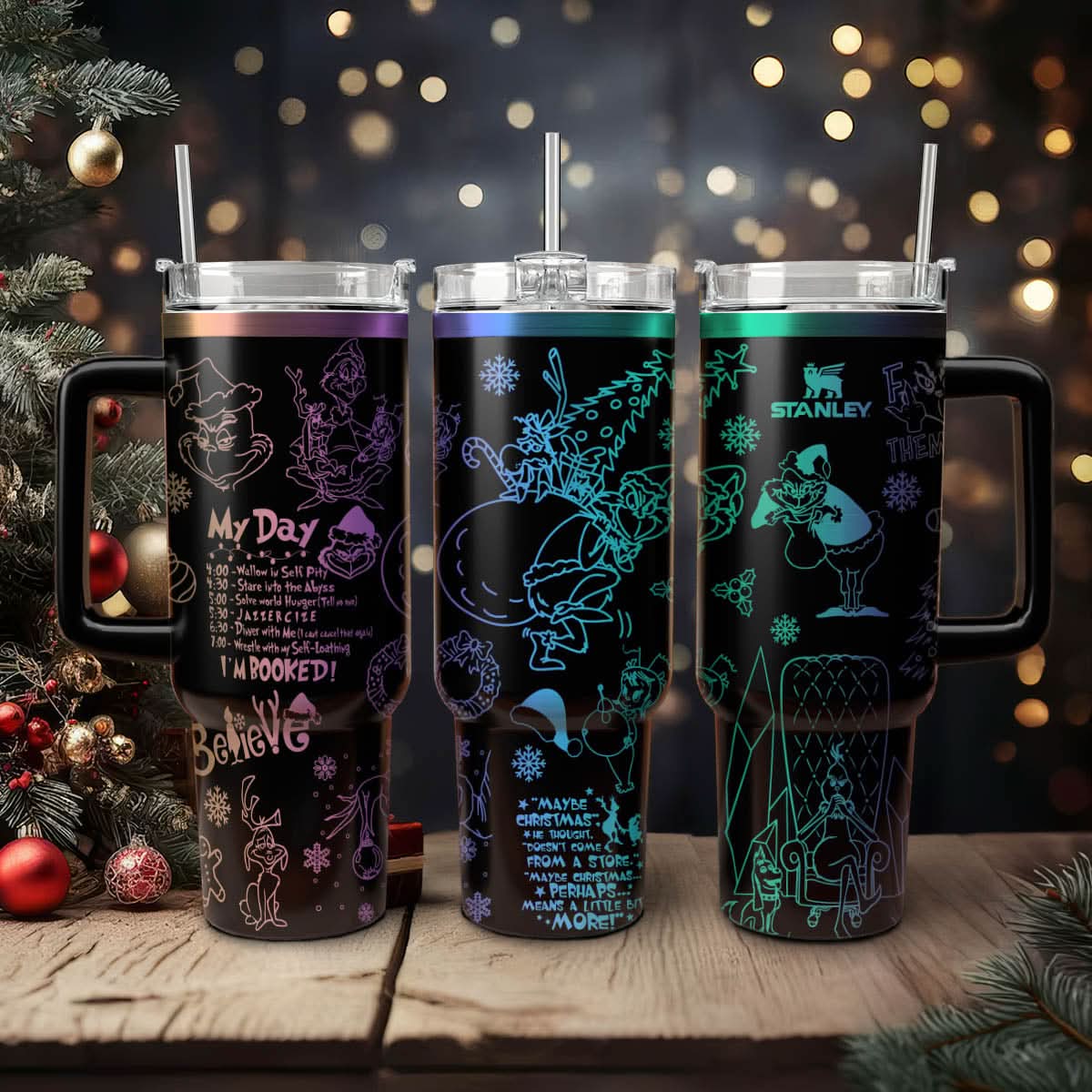 The Grinch Movies Christmas Custom Stanley Cup 40 oz 30 oz Tumbler With HandleTVC2301432