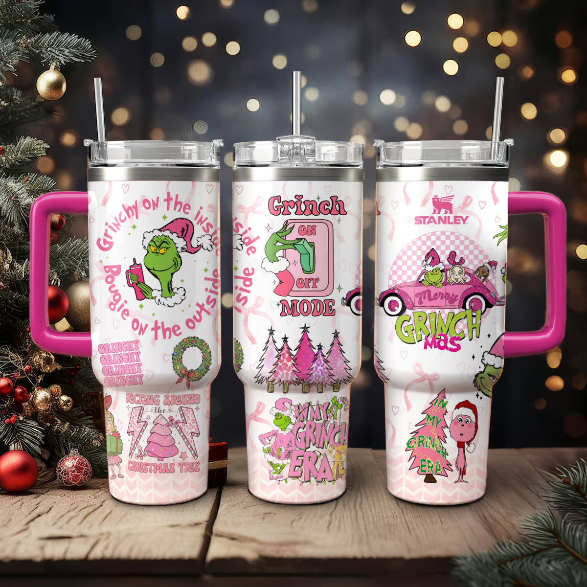 The Grinch Movies Christmas Custom Stanley Cup 40 oz 30 oz Tumbler With HandleTVC2301432
